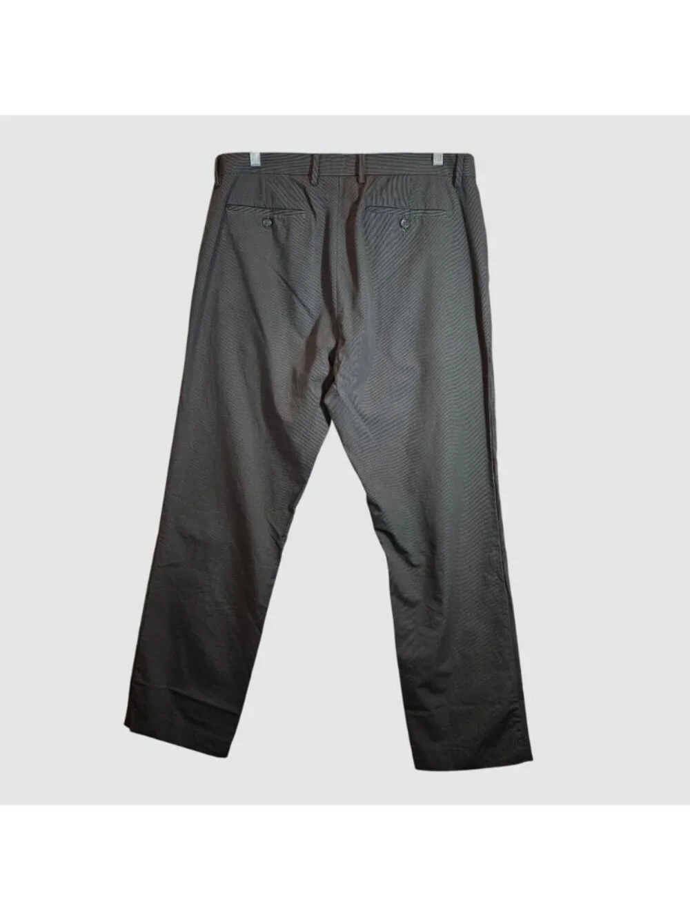 Banana Republic Tailored Slim Fit Mens Dress Pants 36x34 Gray Micro Houndstooth